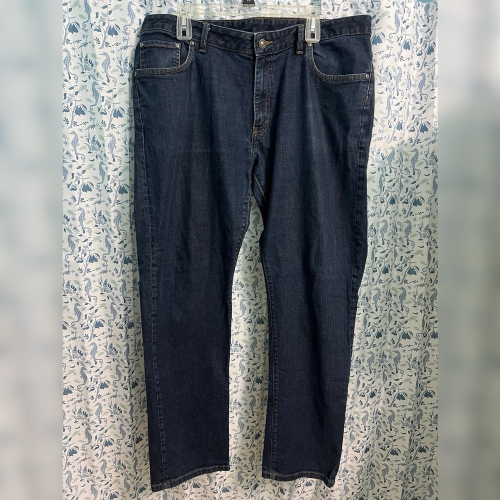 Patagonia Iron Clad Jeans Mens 38x30 Blue Straight Denim Organic Cotton Stretch